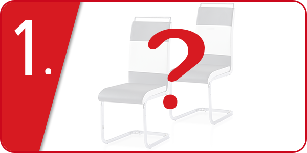 Set 2 Stühle «Curve»