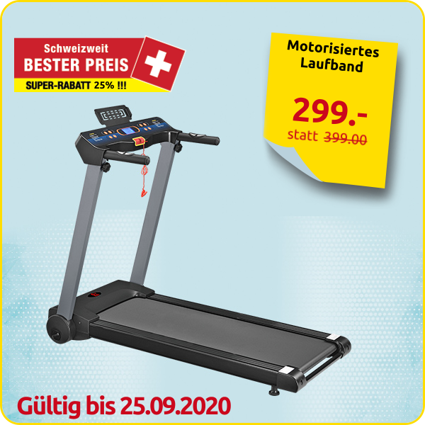 Motorisiertes Laufband 12 Programme