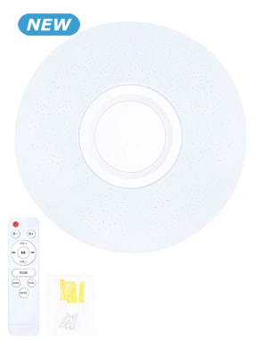 Musikalische Deckenleuchte, Bluetooth-Verbindung, Ø 40 cm