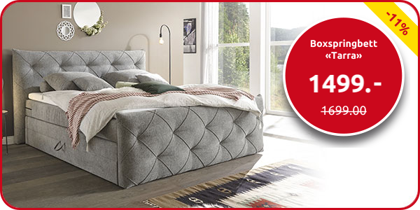 Boxspringbett «Tarra», 180 x 200 cm
