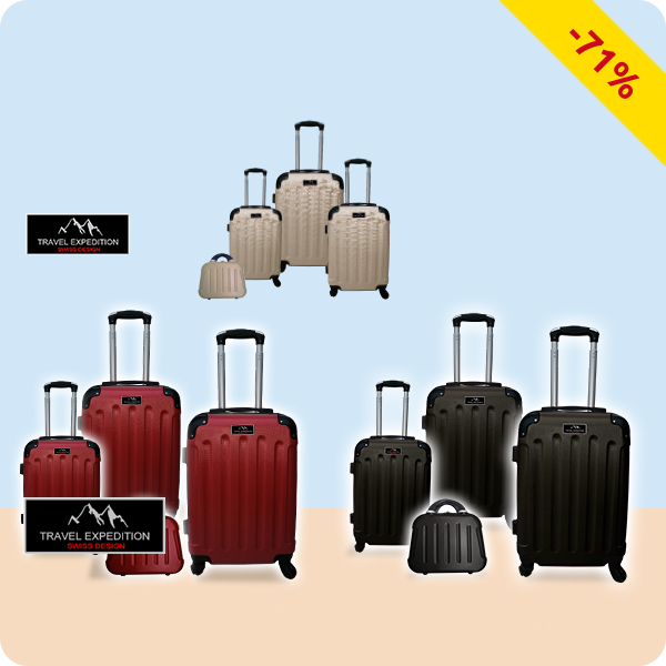 Kofferset «Star», 4-teilig, schwarz