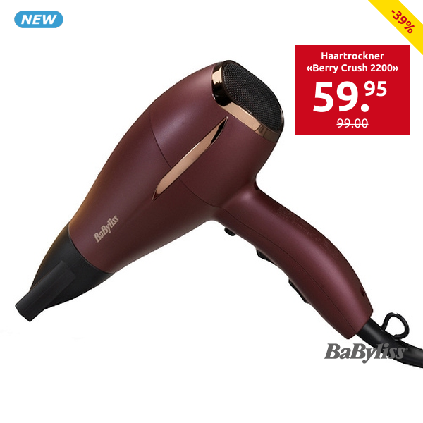BaByliss Haartrockner «Berry Crush 2200», 2200 W