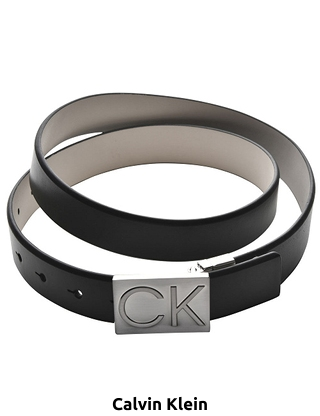 Calvin Klein Gürtel aus Rindsleder, schwarz Calvin Klein Gürtel aus Rindsleder, schwarz