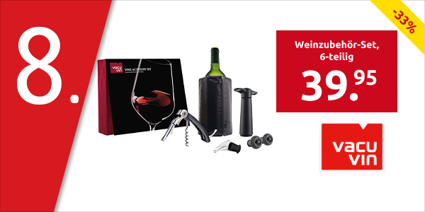 Vacuvin Weinzubehör-Set, 6-teilig