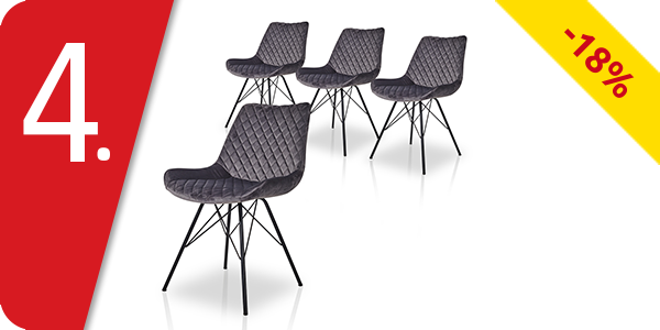 Set 4 Stühle «Mary»