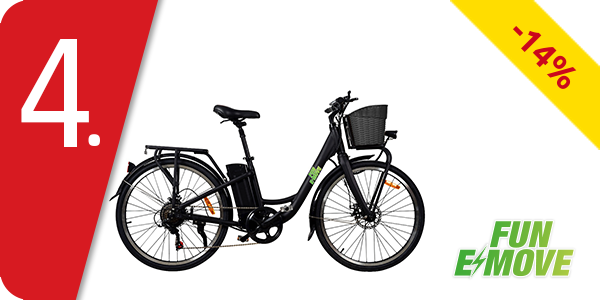 Elektrovelo City «XT1», FUN E-MOVE, 6 Gänge