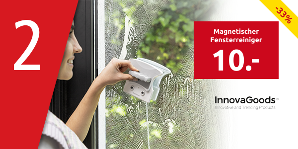 InnovaGoods Magnetischer Fensterreiniger