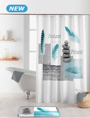 Duschvorhang «Équilibre», 180 x 200 cm