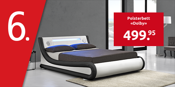 Polsterbett «Dolby», 160 x 200 cm