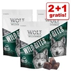 2 + 1 gratis! 3 x 180 g Wolf of Wilderness Snack - Wild Bites