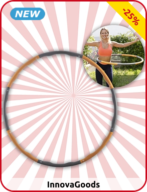 InnovaGoods Hula hoop-Reifen, einstellbar, Ø 75-85-95 cm