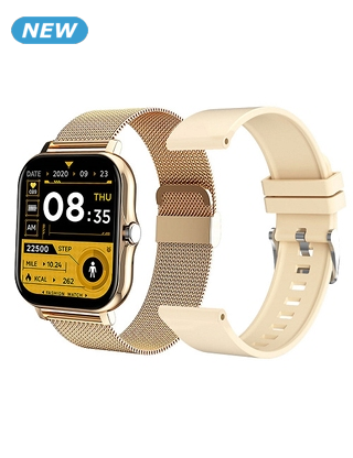 Smartwatch «City», 1,69", 2 auswechselbare Armbänder City/Schick & Sport