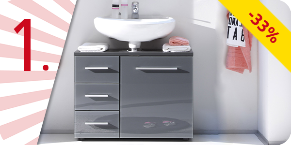 Lavabo-Unterschrank «Silver»
