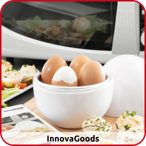 InnovaGoods Eierkocher, chromfarben