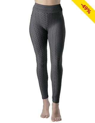 Sport-Leggings, formend, dunkelgrau