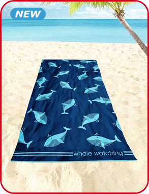 Strandtuch «Blue», 90 x 180 cm