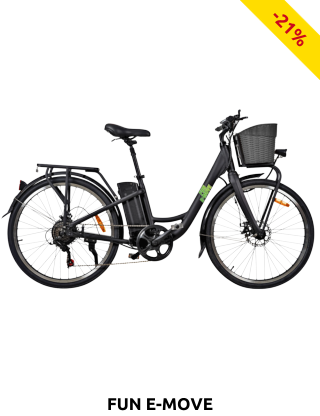 Fun E-Move Elektrovelo City «XT1», 6 Gänge