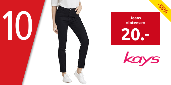 Jeans «Intense», schwarz