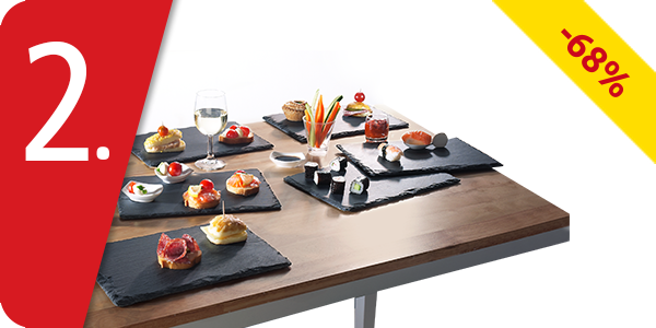 Schieferplatten, 6 Stück