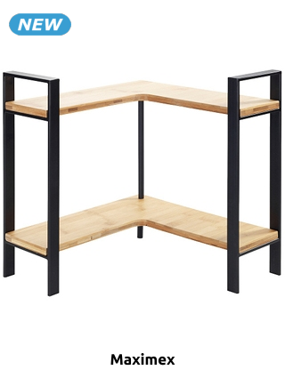 Maximex Eckregal für die Küche, B30xH33xT30 cm