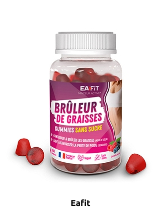 Eafit Nahrungsergänzungsmittel «Fettverbrenner Gummies», 60 Stück