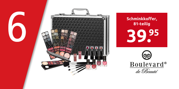 Boulevard de Beauté, Schminkkoffer «VIP Traveler Amsterdam», 81-teilig