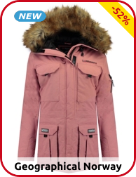Geographical Norway Expedition Damenparka «Alpen», rosa