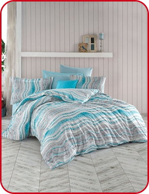 Garnitur «Mella», reine Baumwolle