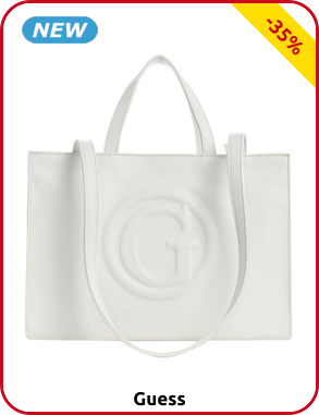 Guess Handtasche «G-Tote», weiss