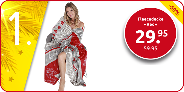 Fleecedecke «Red»