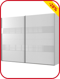 Kleiderschrank «Alto», B 270 cm, weiss