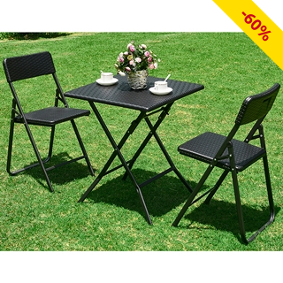 Klapptisch mit 2 Stühlen