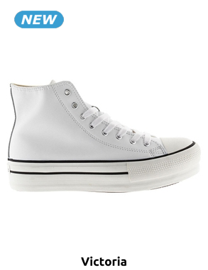 Victoria Sneakers high «Blanco», weiss