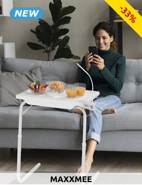 Vielseitiger Beistelltisch, mit Lampe