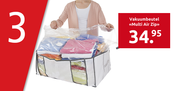 Vakuumbeutel «Multi Air Zip»
