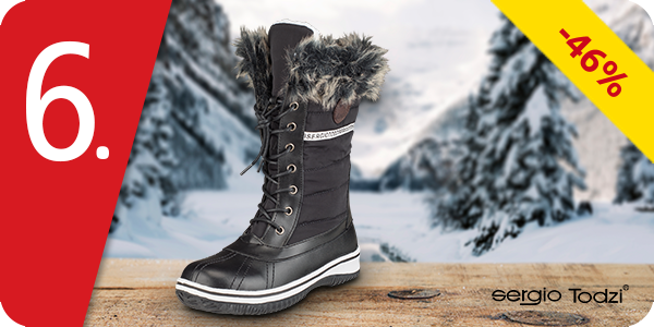 Gefütterte Stiefeletten von Sergio Todzi, schwarz