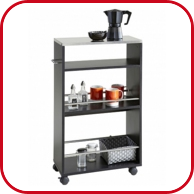 Servierwagen «Coffee», schwarz