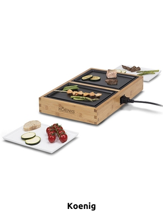 Multifunktionaler Tischgrill «Dinner for 2»