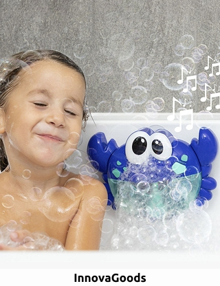Bubble Blowing Musical Crab
