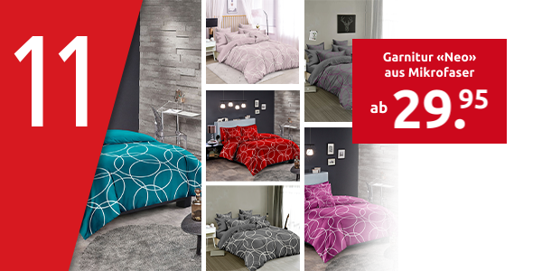 Garnitur «Neo» aus Mikrofaser