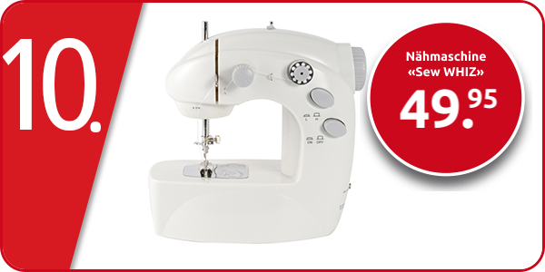 Nähmaschine «Sew WHIZ», weiss
