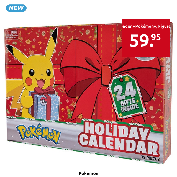 Adventskalender «Pokémon», Figuren & Zubehör