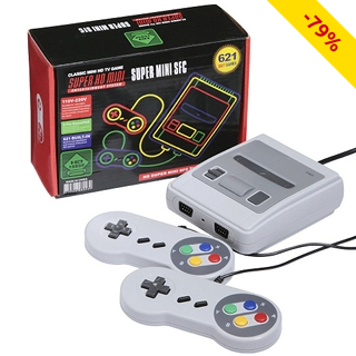 Spielkonsole Super Mini Classic, 621 Spiele, 2 Controller, HDMI-Kabel