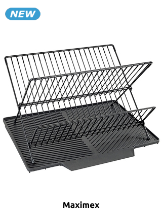 Maximex klappbarer Geschirrabtropfer mit Matte