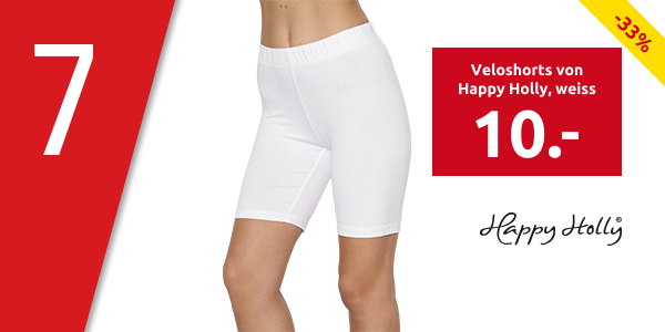 Veloshorts von Happy Holly, weiss