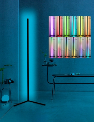 Lichtsäule, 83 LEDs, 4 Lichtmodi, mit Fernbedienung