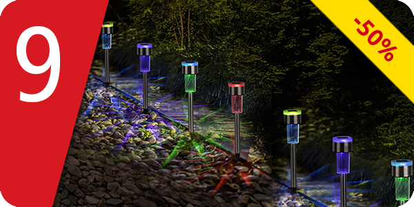 Gartenlampen LED Color Light, 12 Stück