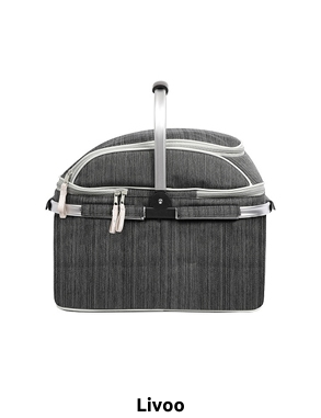 Livoo Picknickkorb für 4 Personen, 29-teilig