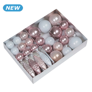 Weihnachtskugeln, Set 31-teilig