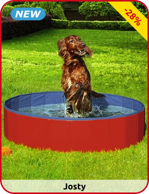 Josty Hundepool, krallenfest, Ø 80 x 20 cm